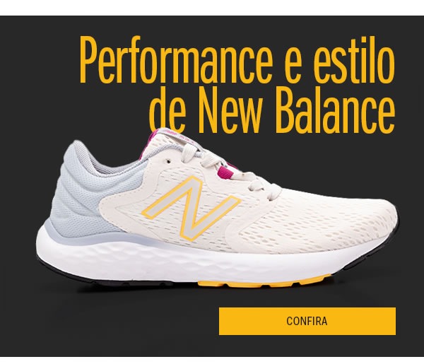 new Balance - performance e estilo 