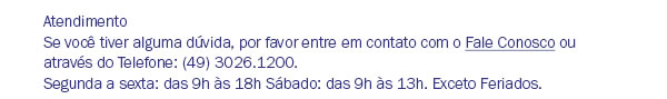 Fale conosco