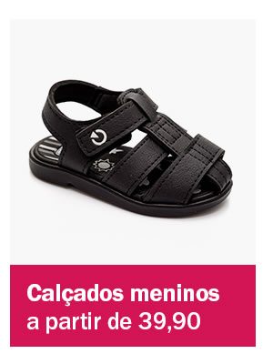  

Calçado para menino a partir de 39,90 