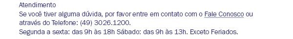 Fale conosco