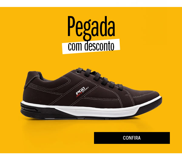 Pegada com desconto 