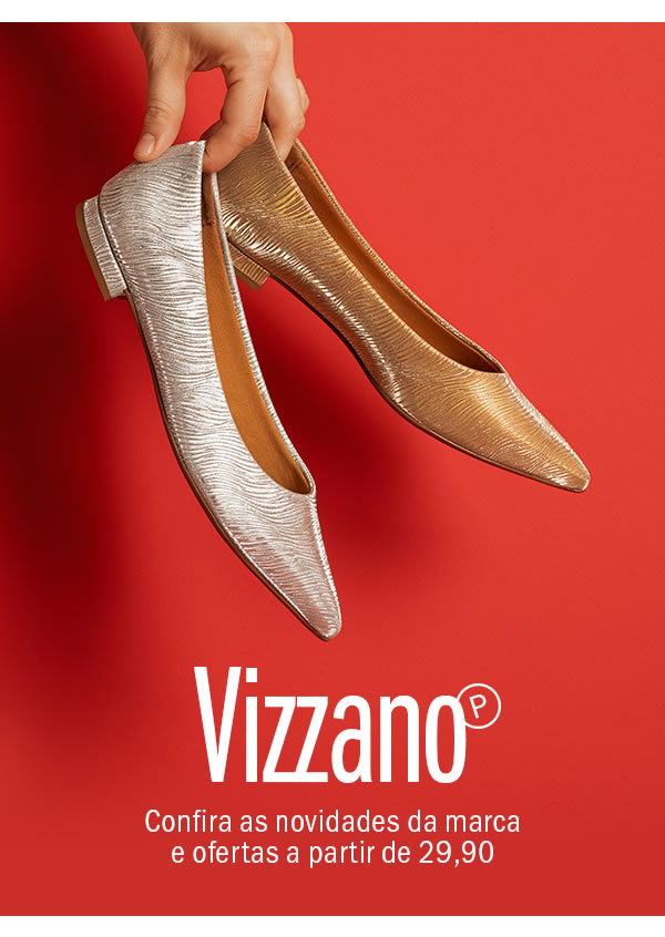 Preço de atacado! Rasteira Vizzano a partir de 29,90
