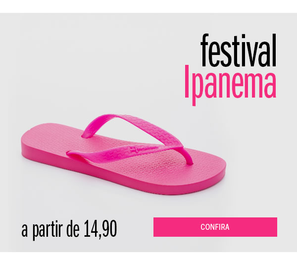 Festival ipanema a partir de 19,90
