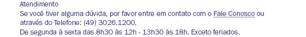 Fale conosco