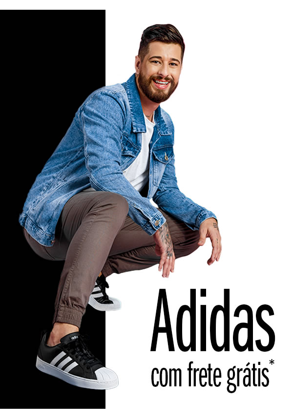 Adidas + frete grátis = imperdível 