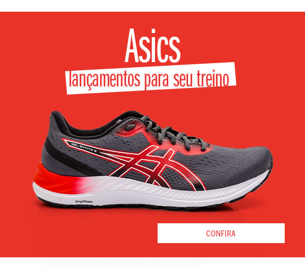 Asics lançamentos para seu treino
