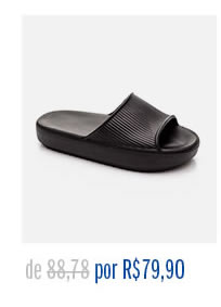 Chinelo Nuvem Feminino Atta At467 100% Eva Preto