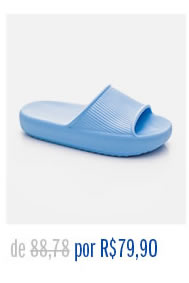 Chinelo Nuvem Feminino Atta At467 100% Eva Azul Claro