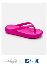 Chinelo De Dedo Feminino Atta At479 100% Eva Pink