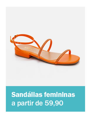 sandálias a partir de 59,90