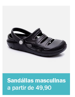 sandálias masculinas a partir de 49,90
