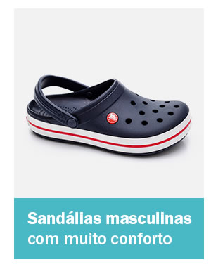 Sandálias masculinas a partir de 49,90