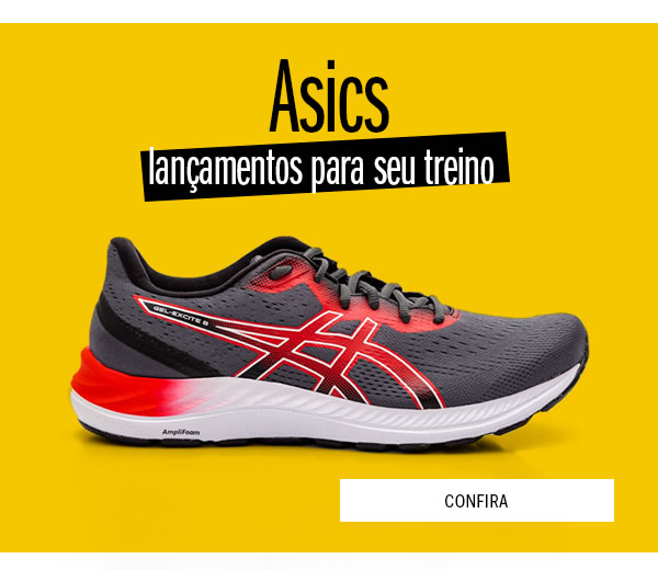 Asics lançamentos para seu treino