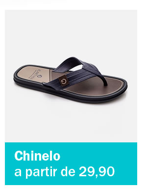 Chinelos masculinos a partir de 19,90