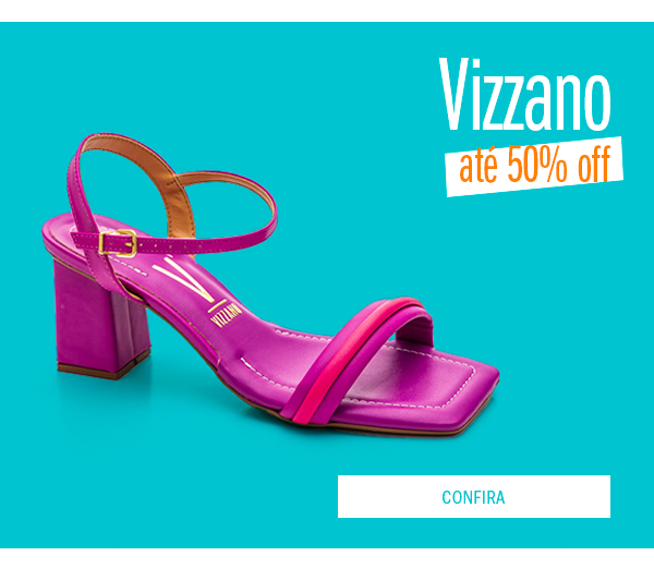 Vizzano até 50% OFF
