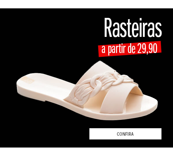 Rasteiras a partir de 29,90