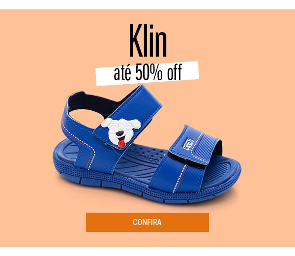 Klin até 50% OFF 