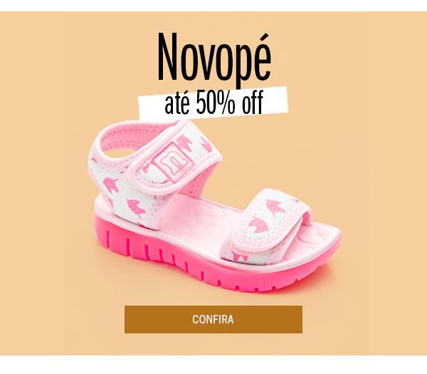 Novopé até 50% OFF