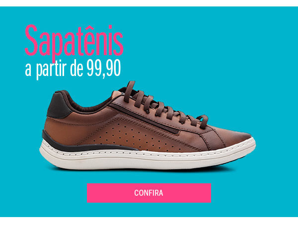 Sapatênis a partir de 99,90