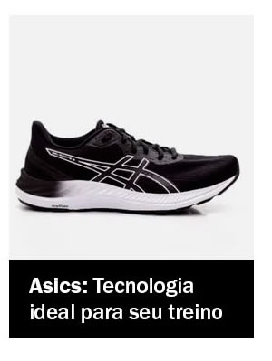 Asics - tecnologia ideal para seu treino
