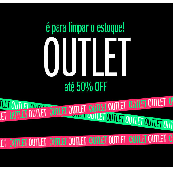 é para limpar o estoque! até 50% off