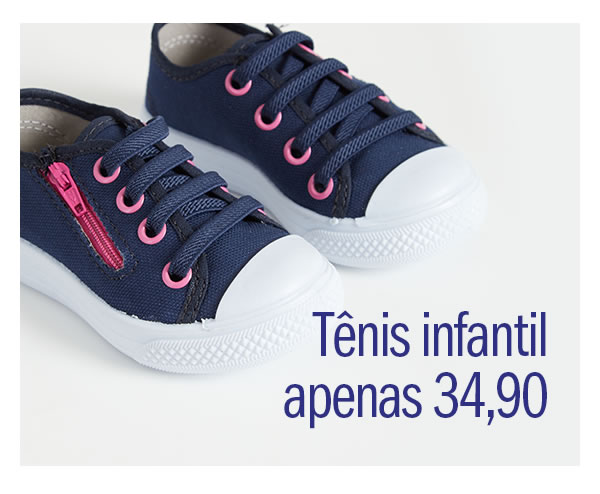 Tênis infantil apenas 34,90