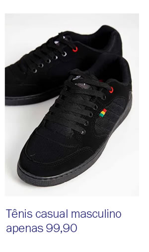 Tênis Casual masculino apenas 99,90