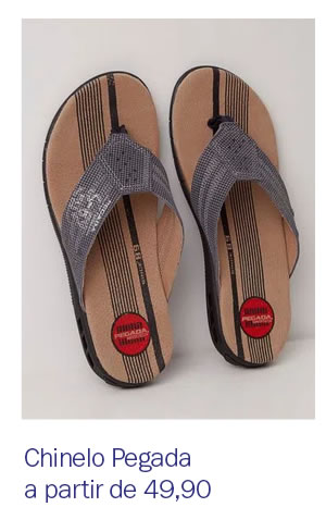 Chinelo pegada a partir de 49,90