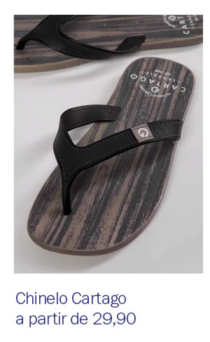 Chinelo Cartago a partir de 29,90