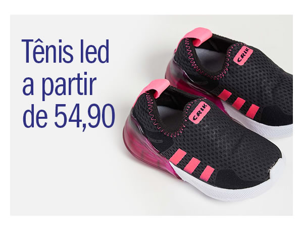 Tênis led a partir de 54,90 