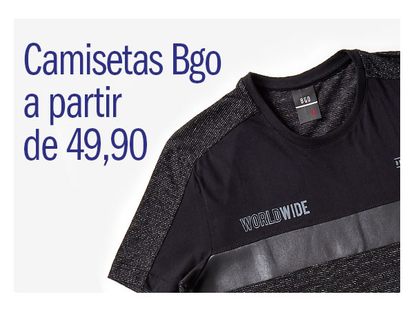 Camisetas Bgo a partir de 49,90