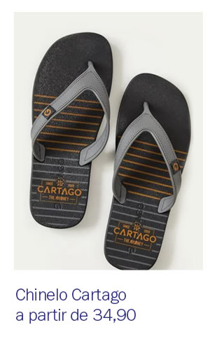 Chinelo Cartago a partir de 34,90
