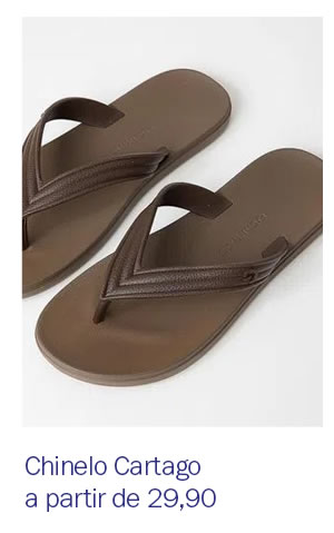 Chinelo Cartago a partir de 29,90
