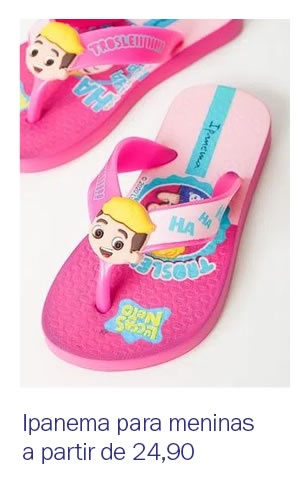 Ipanema para meninas a partir de 24,90
