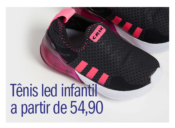 Tênis led a partir de 54,90 
