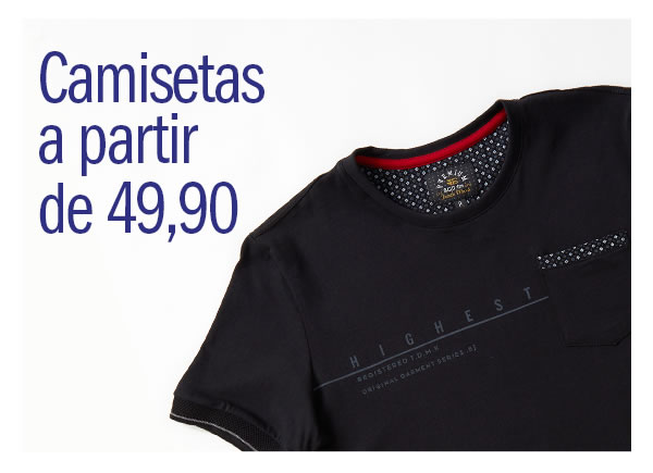 Camisetas     T-shirt a partir de 49,90