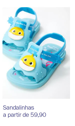 Sandalinhas  a partir de 59,90