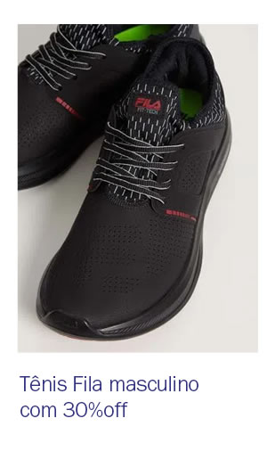 Tênis Fila masculino com 30% OFF