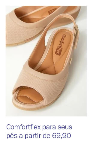 Comfortflex para seus pés a partir de 69,90