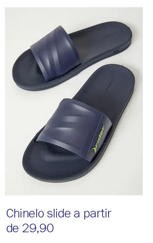 Chinelo slide a partir de 29,90