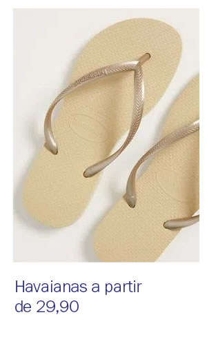 urta o Verão com Havaianas a partir de 29,90 
