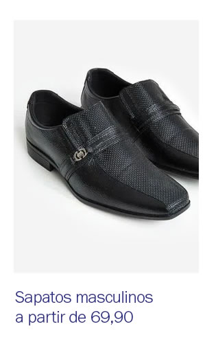Sapatos Masculino a partir de 69,90