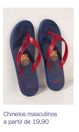Chinelos masculinos a partir de 19,90