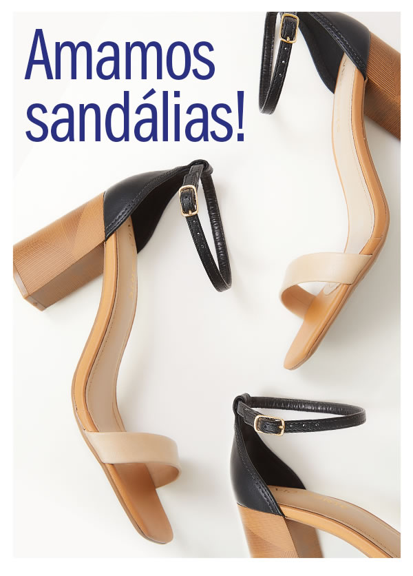 Sandálias: Tendências, saltos e muito estilo a partir de 49,90
