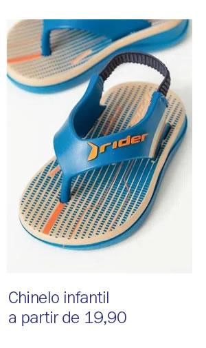 chinelo Infantil a partir de 19,90
