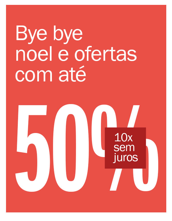 Bye Bye Noel - Ofertas com até 50% off
