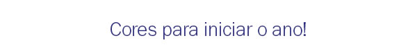 cores para o ano novo
