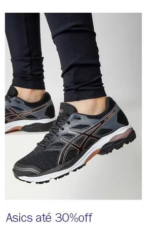 Asics até 30% off