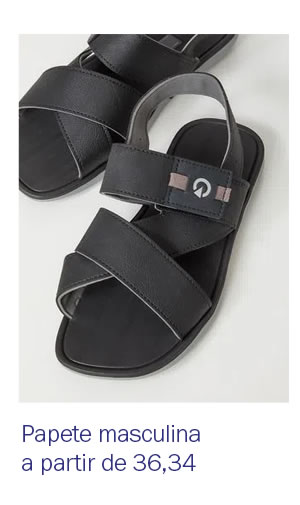 Papete masculina a partir de 39,90