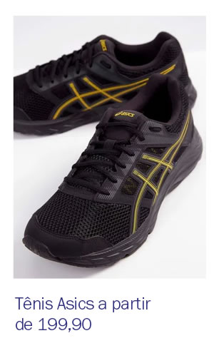 Tênis asics a partir de 199,90